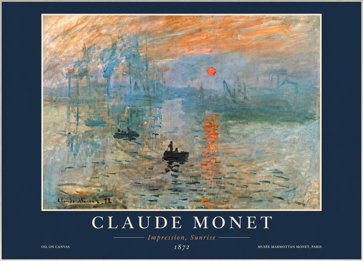 Monet Impression, Sunrise II No5 - Plakát