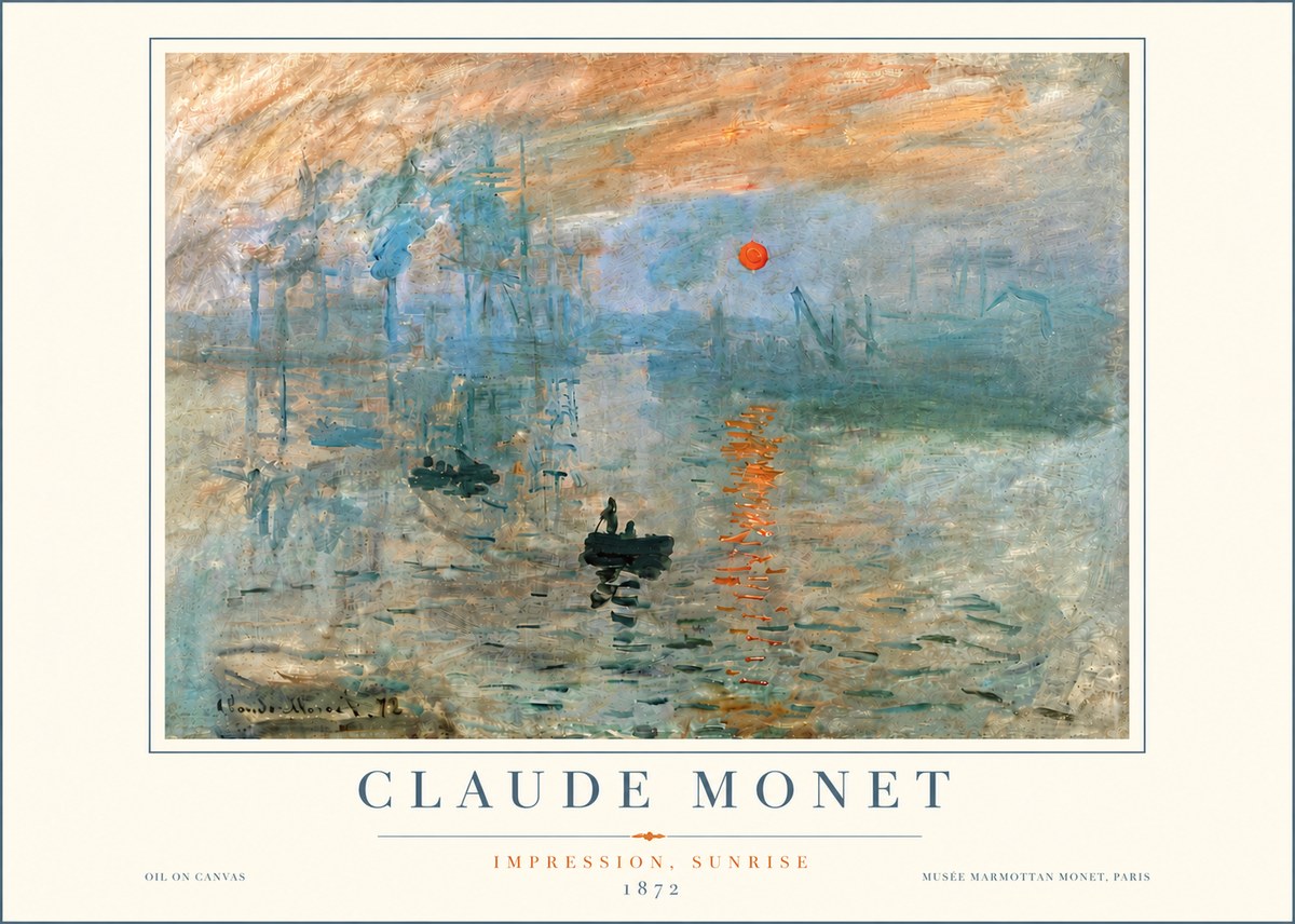 Monet Impression, Sunrise II No6 - Plakát