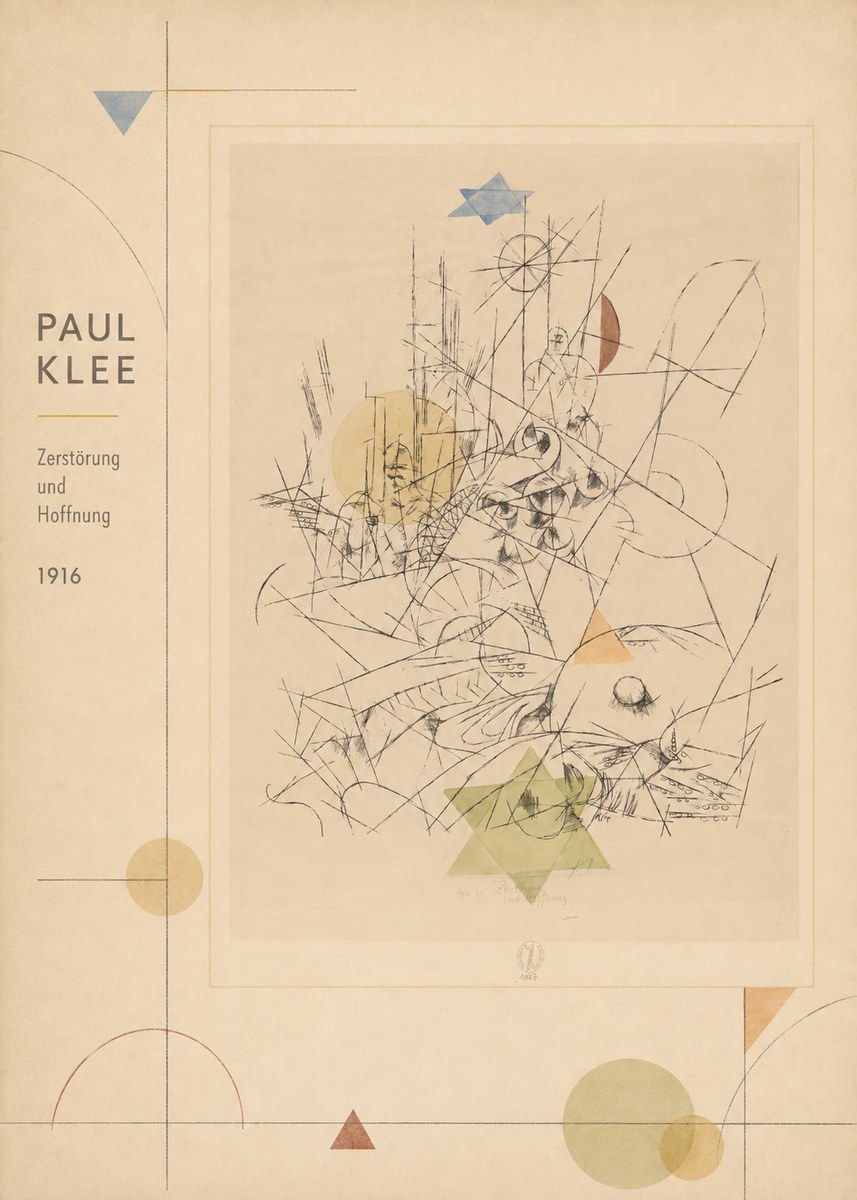 Paul Klee Zerstörung Und Hoffnung I No2 - Plakát