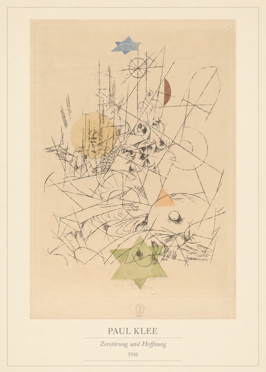 Paul Klee Zerstörung Und Hoffnung I No4 - Plakát