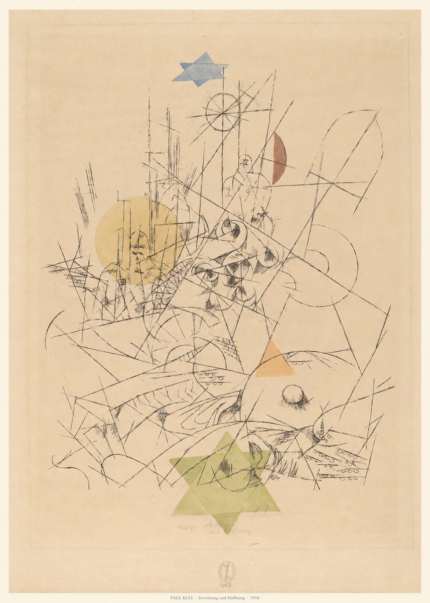 Paul Klee Zerstörung Und Hoffnung I No6 - Plakát