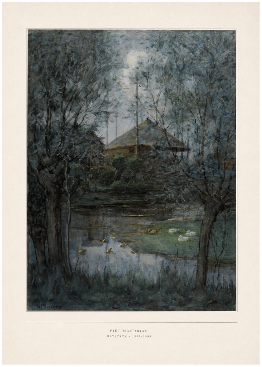 Piet Mondrian Haystack No4 - Plakát