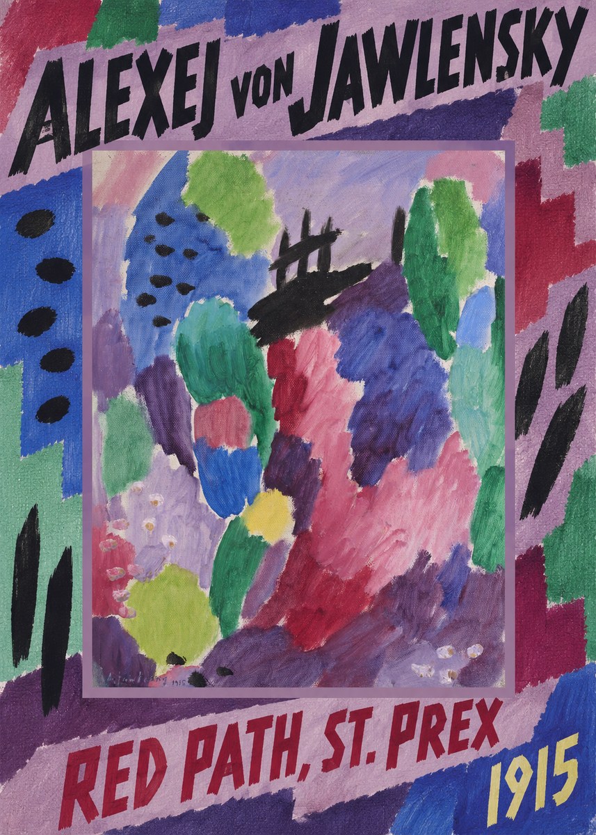 Alexej von Jawlensky Red Path, St. Prex II No5 - Plakát