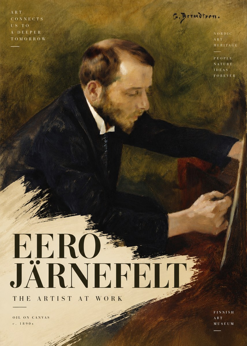 Eero Järnefelt Portrait of the Artist No6 - Plakát