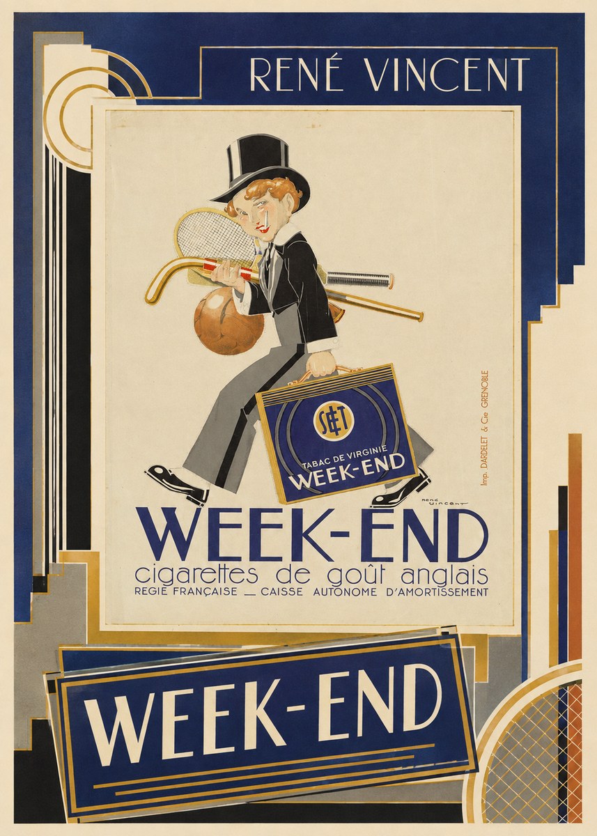 René Vincent Week-end No2 - Plakát