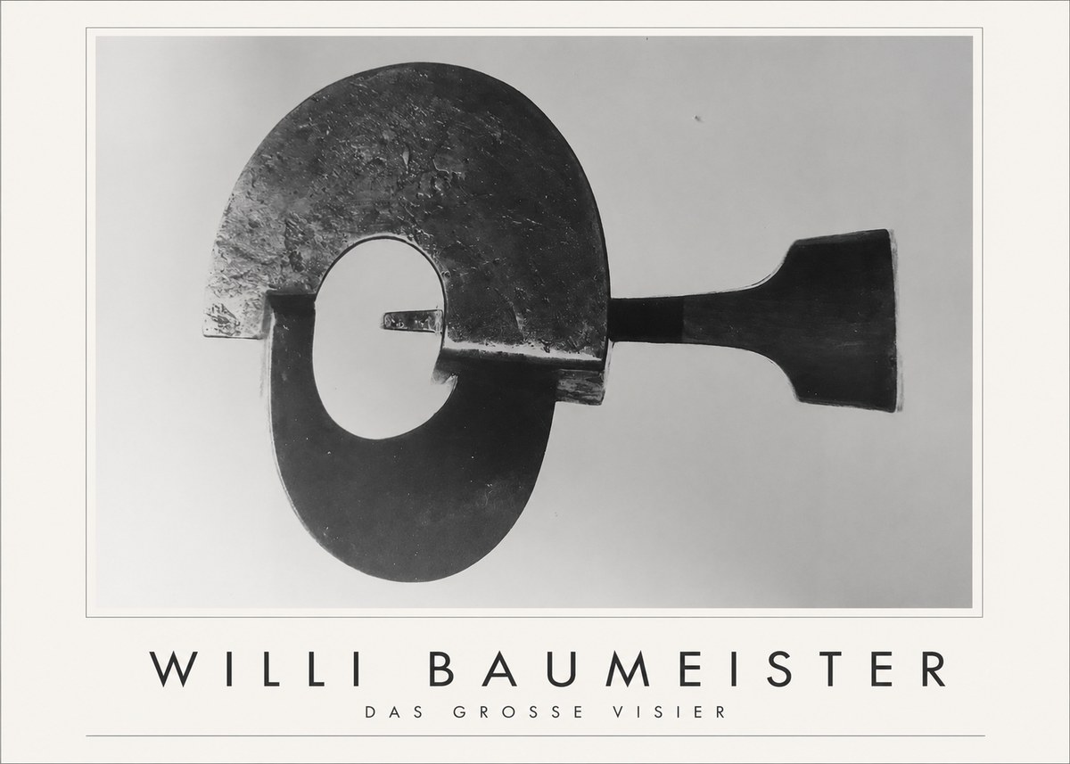 Willi Baumeister Das Grosse Visier No3 - Plakát
