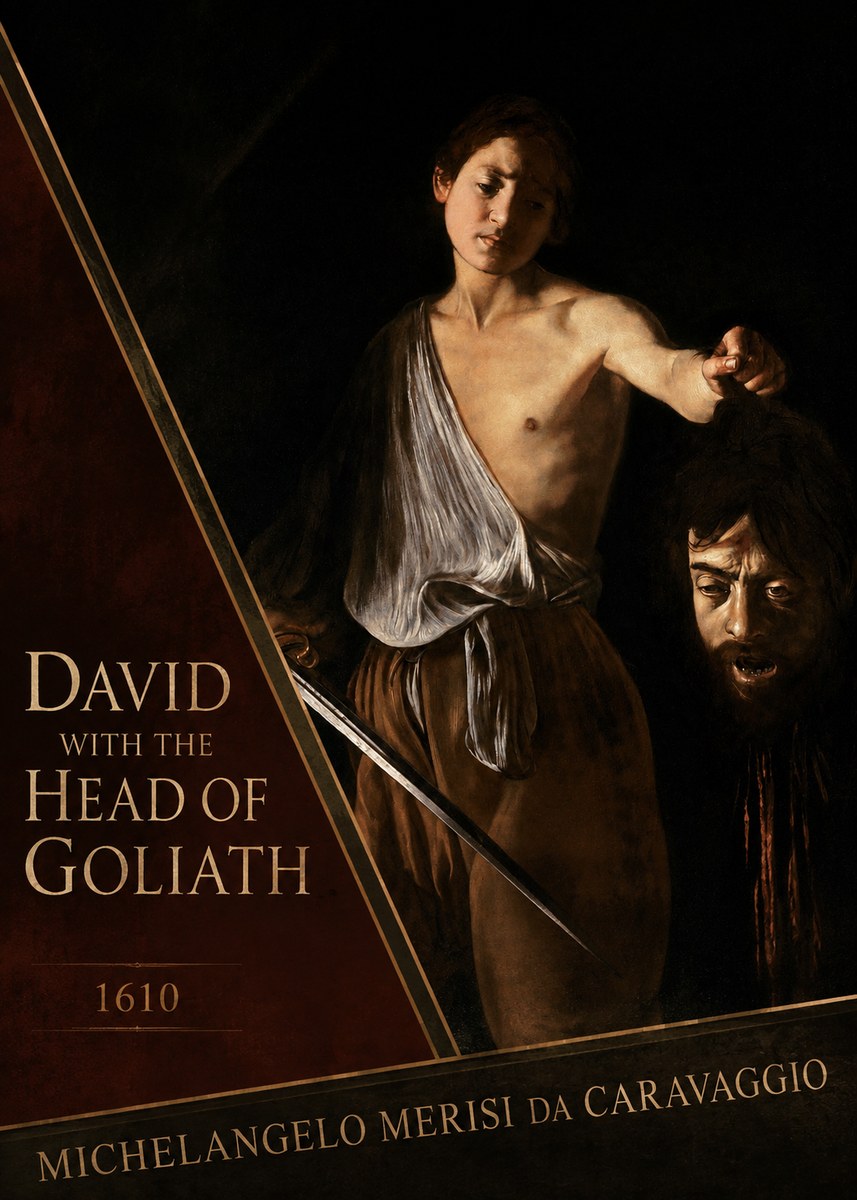 Michelangelo Merisi da Caravaggio David with the Head of Goliath III No2 - Plakát