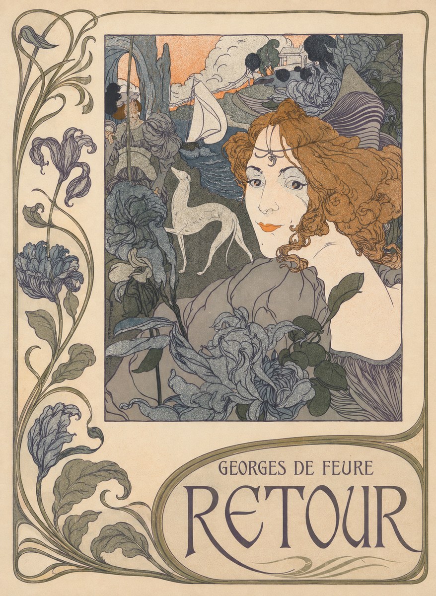 Georges de Feure Retour No2 - Plakát