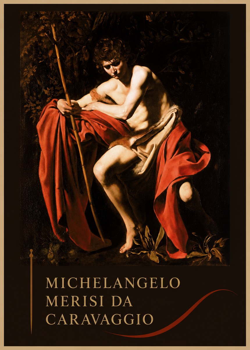 Michelangelo Merisi da Caravaggio Saint John the Baptist II No2 - Plakát