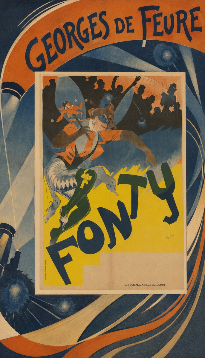 Georges de Feure Fonty I No2 - Plakát