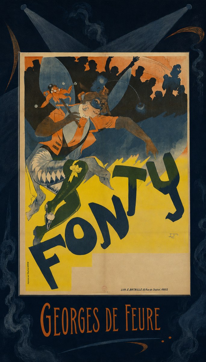 Georges de Feure Fonty I No5 - Plakát