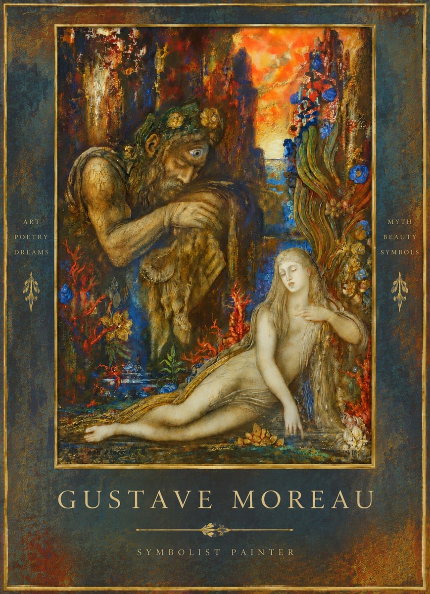 Gustave Moreau Galatea I No4 - Plakát