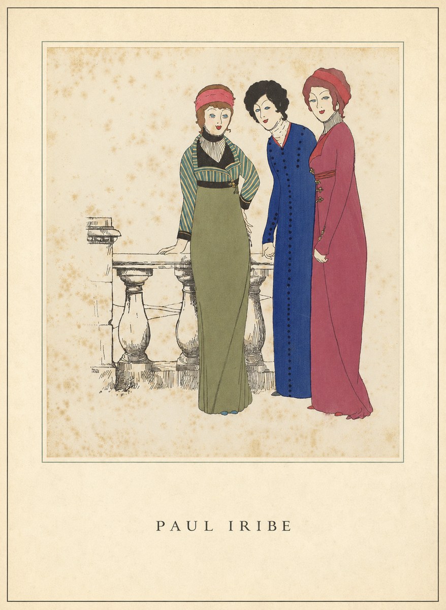 Paul Iribe Fashionable Ladies No5 - Plakát