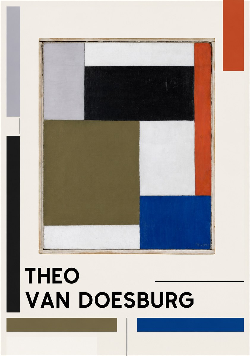Theo van Doesburg Composition Xxii No1 - Plakát