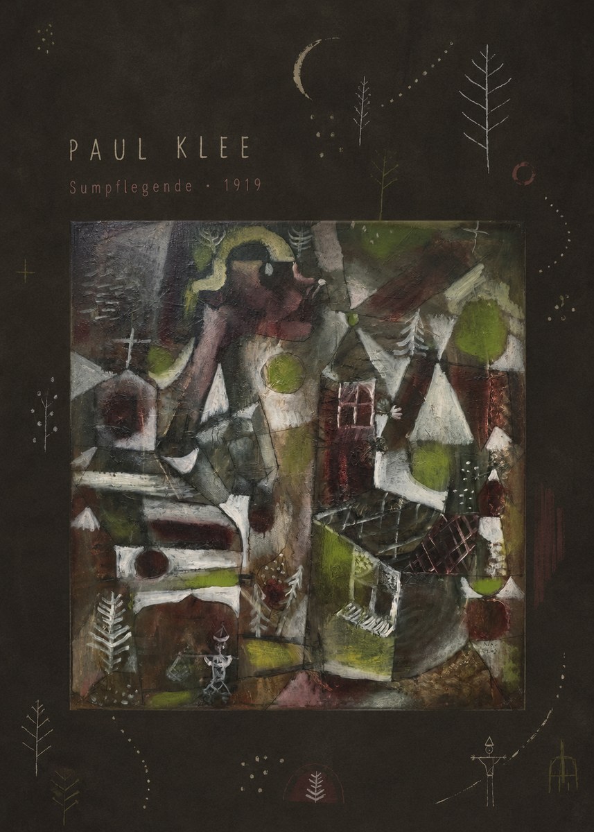 Paul Klee Sumpflegende II No3 - Plakát