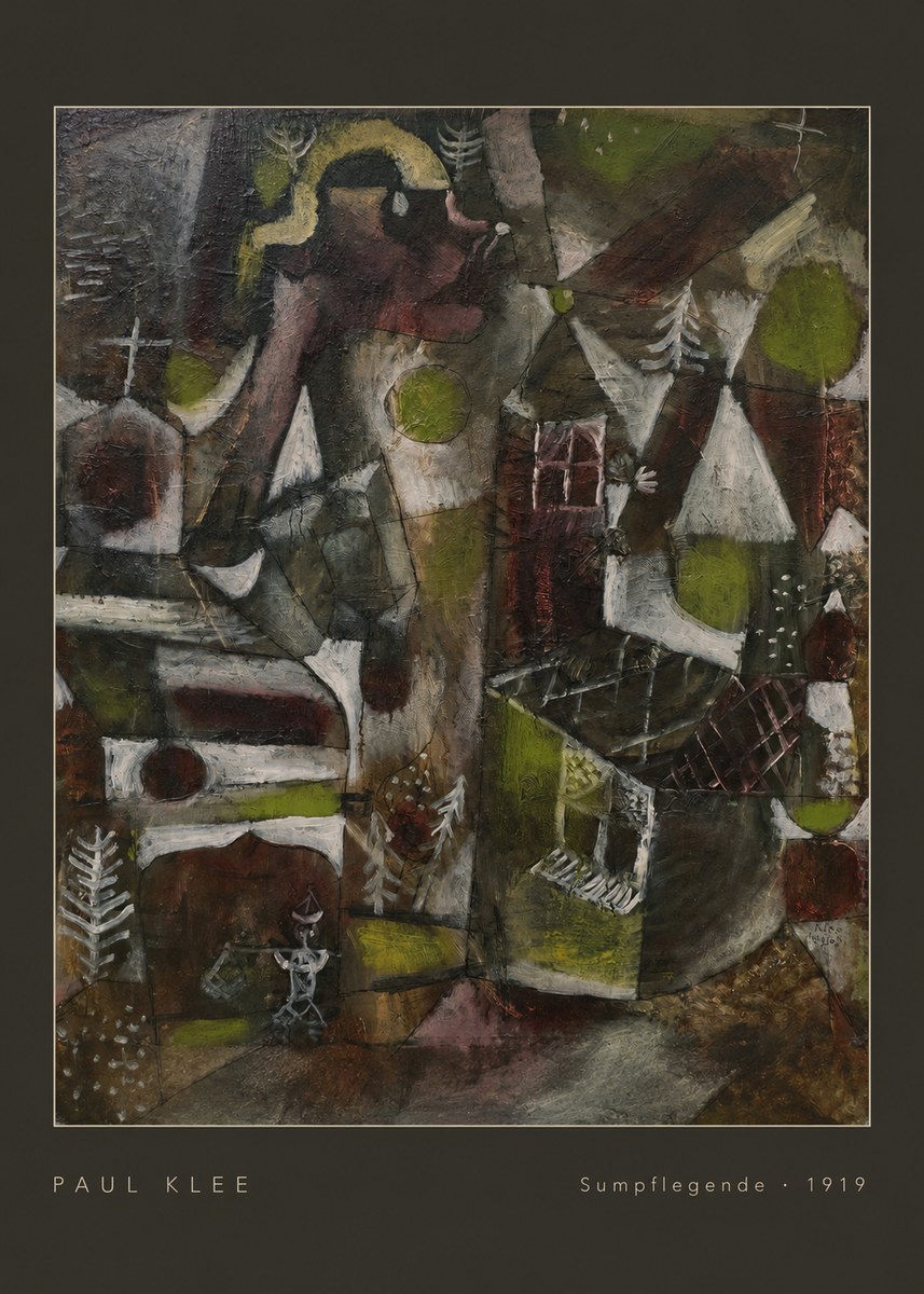 Paul Klee Sumpflegende II No5 - Plakát