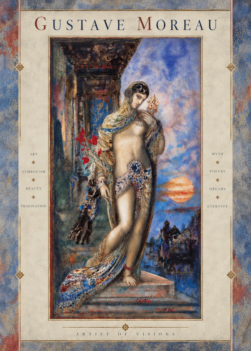 Gustave Moreau Salomé I No4 - Plakát