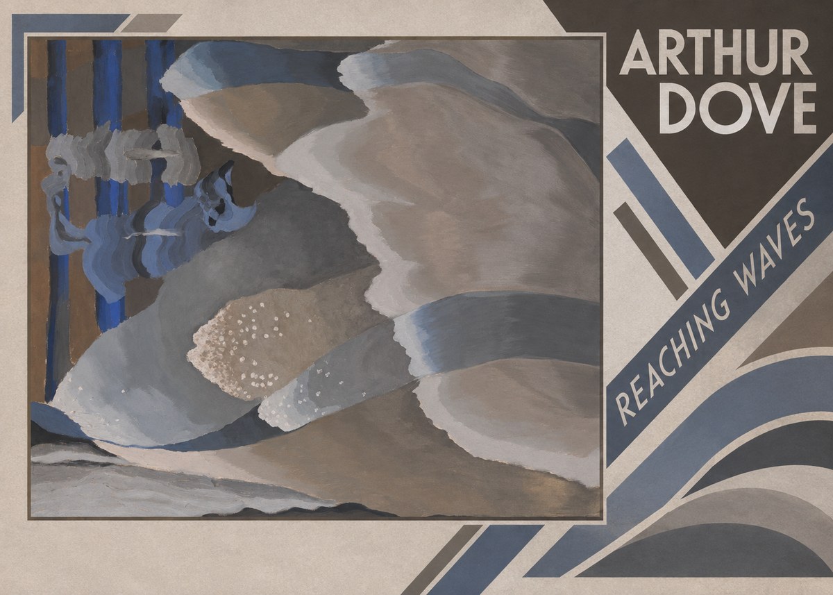 Arthur Dove Reaching Waves No4 - Plakát