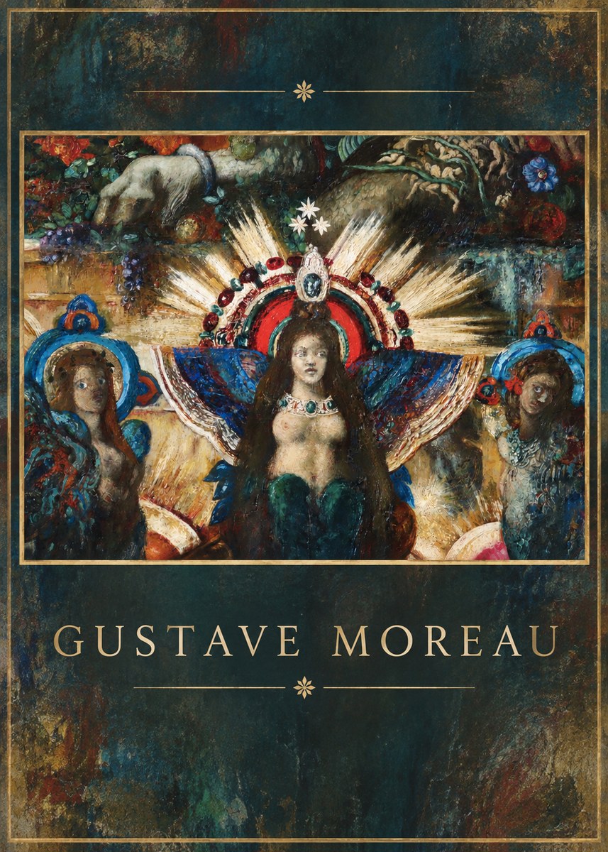 Gustave Moreau L'apparition I No2 - Plakát