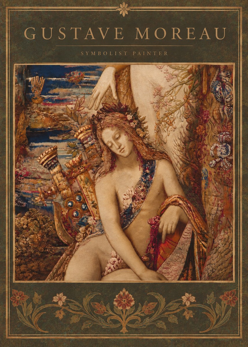 Gustave Moreau Jupiter and Semele II No4 - Plakát
