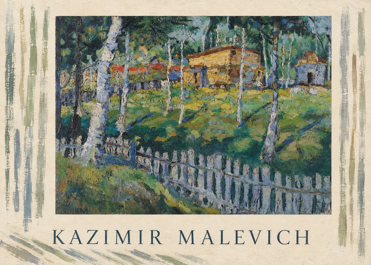 Kazimir Malevich Birch Grove No3 - Plakát