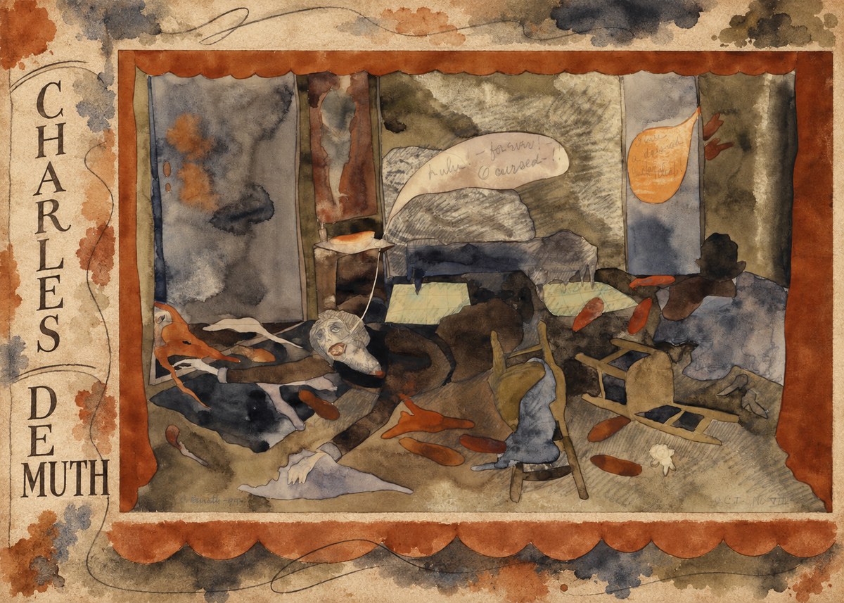 Charles Demuth The Death of Countess Geschwitz No5 - Plakát