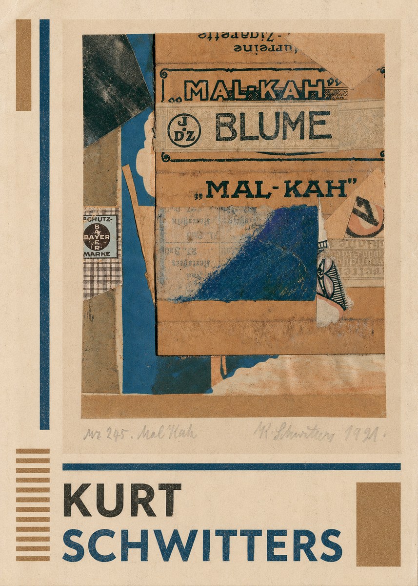 Kurt Schwitters Mal Kah No1 - Plakát