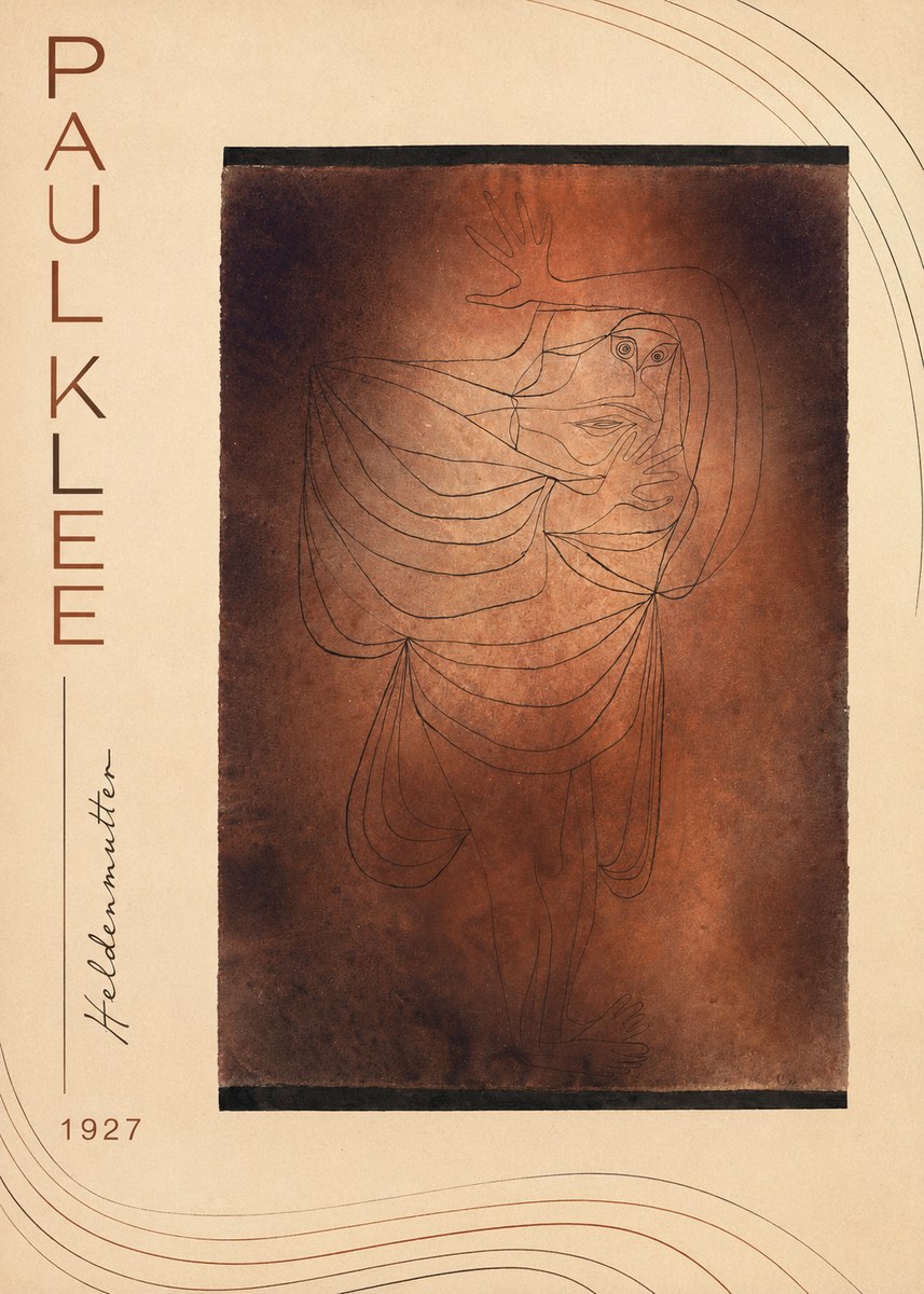 Paul Klee Heldenmutter No2 - Plakát