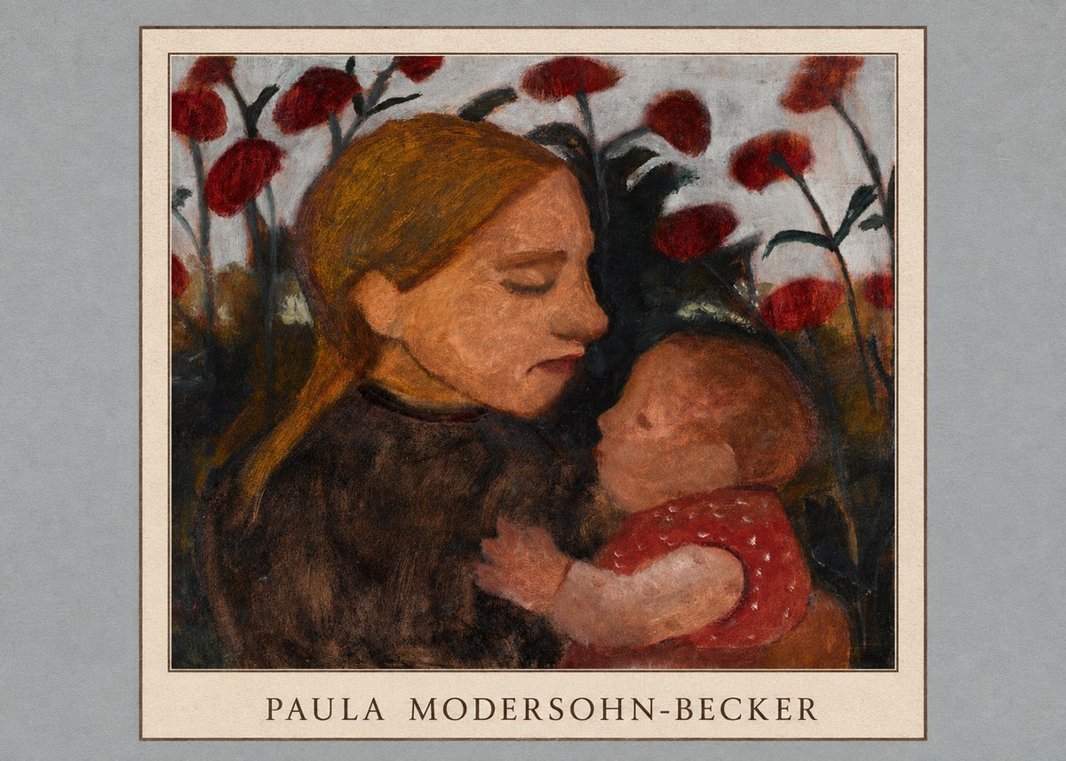 Paula Modersohn-Becker Mother and Child No4 - Plakát