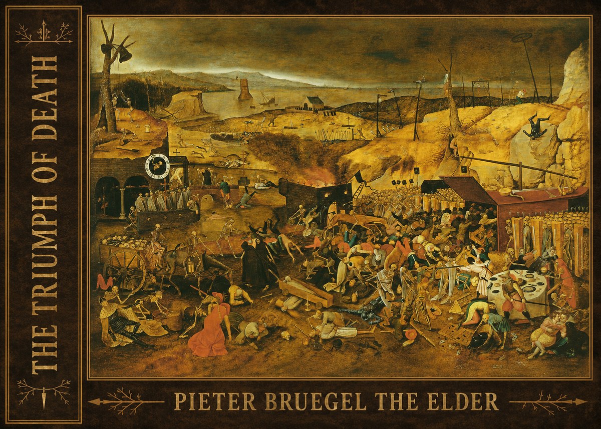 Pieter Bruegel The Triumph of Death I No2 - Plakát