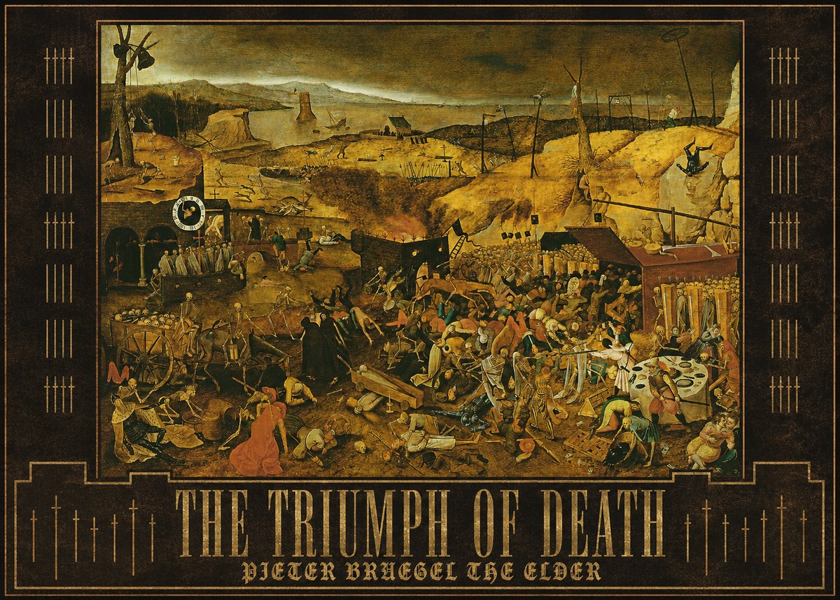 Pieter Bruegel The Triumph of Death I No3 - Plakát