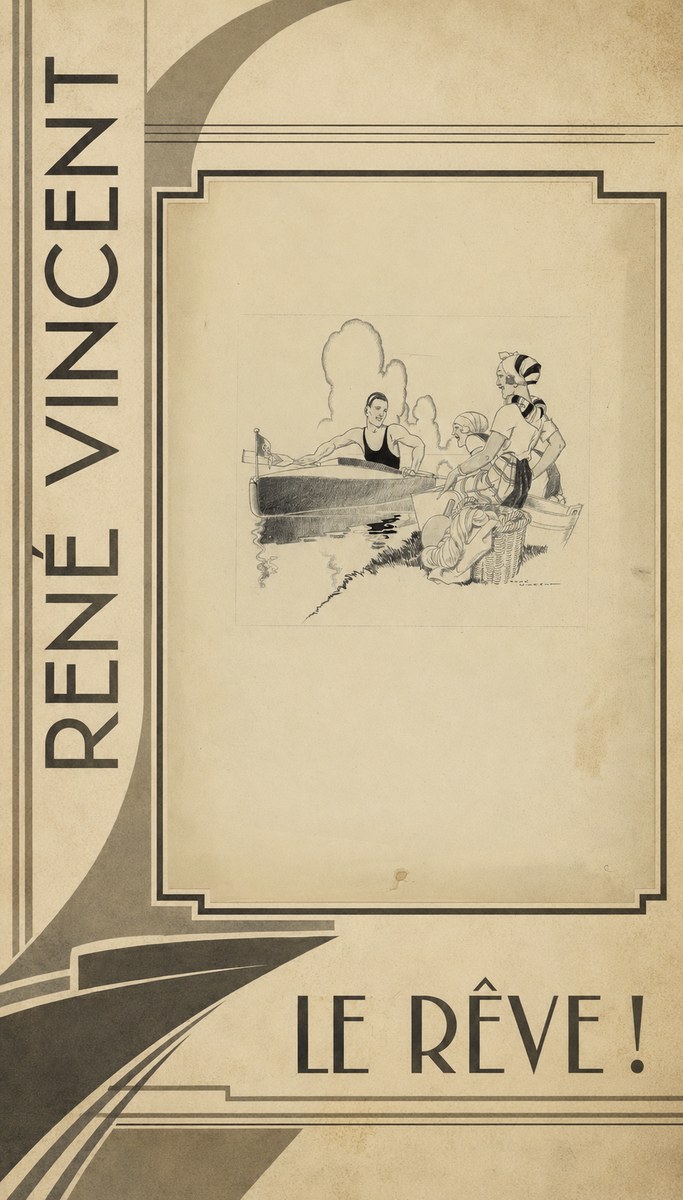 René Vincent Le Rêve ! No2 - Plakát