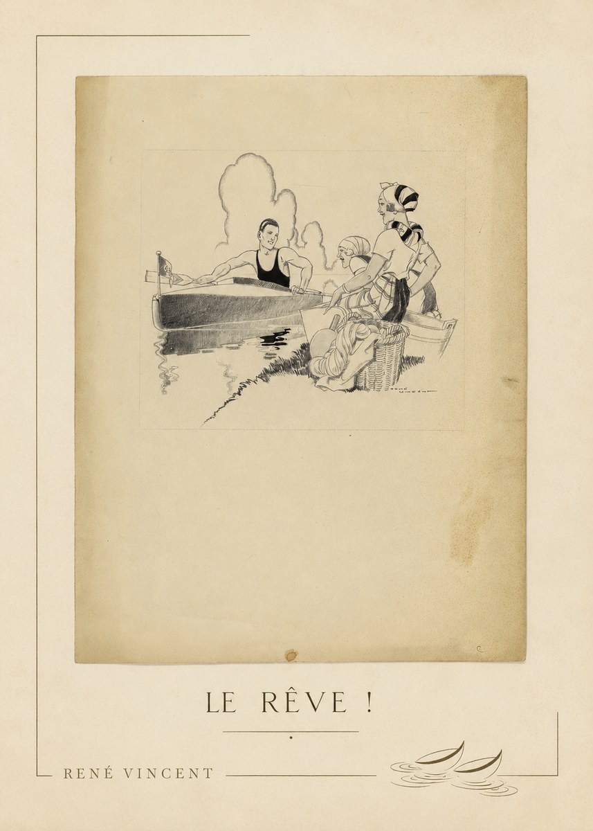 René Vincent Le Rêve ! No6 - Plakát