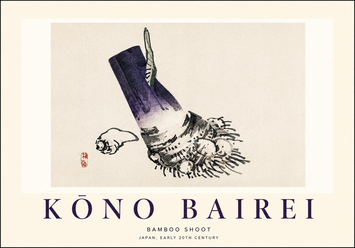 Kōno Bairei Bamboo Shoot No1 - Plakát