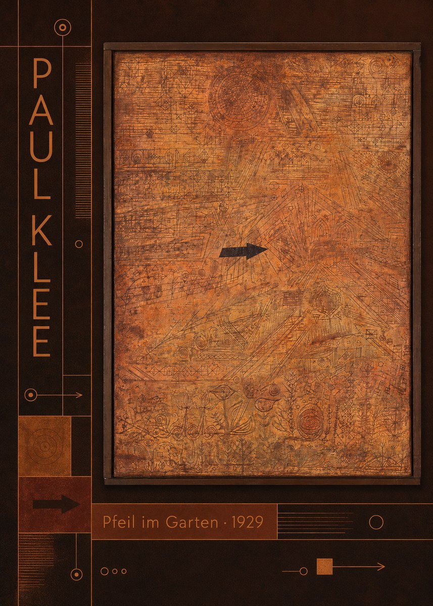 Paul Klee Pfeil Im Garten No2 - Plakát