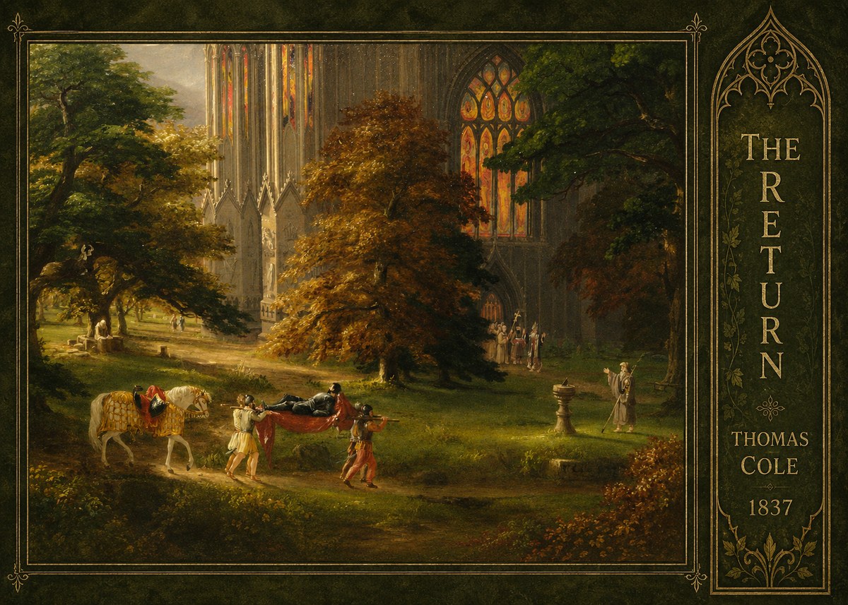 Thomas Cole The Return II No2 - Plakát