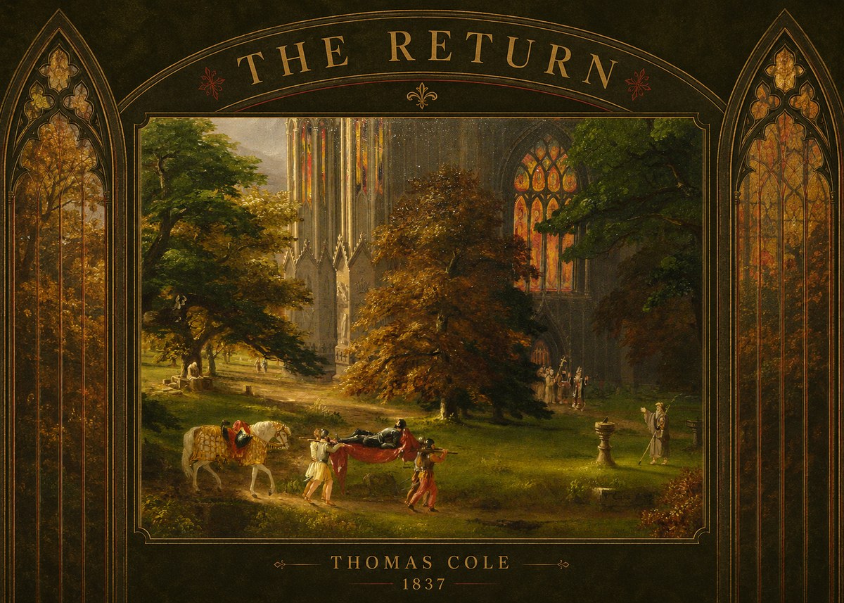 Thomas Cole The Return II No6 - Plakát
