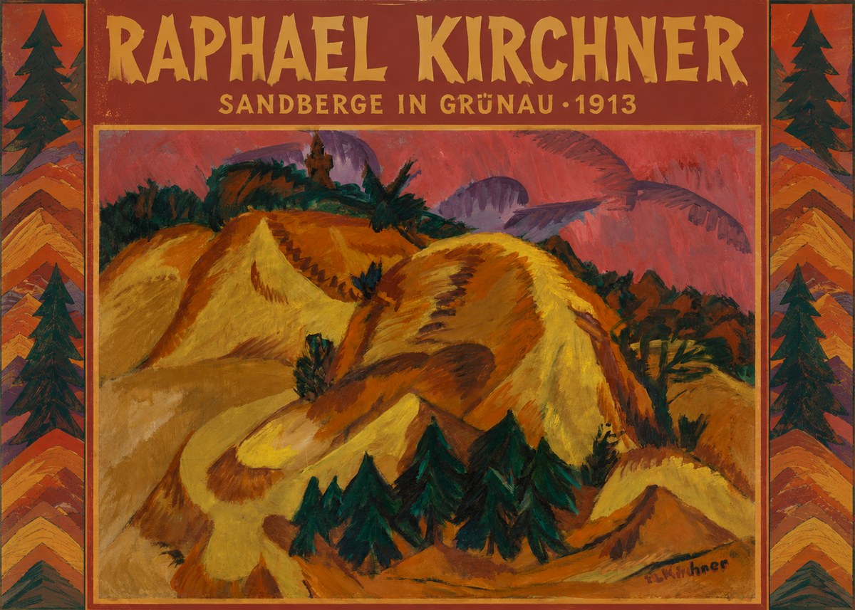 Raphael Kirchner Sandberge in Grünau No5 - Plakát