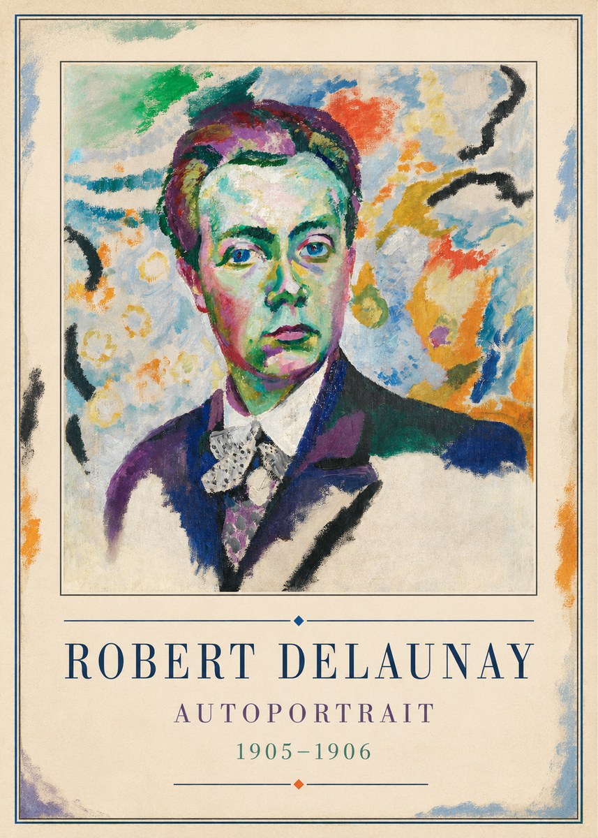 Robert Delaunay Autoportrait No2 - Plakát