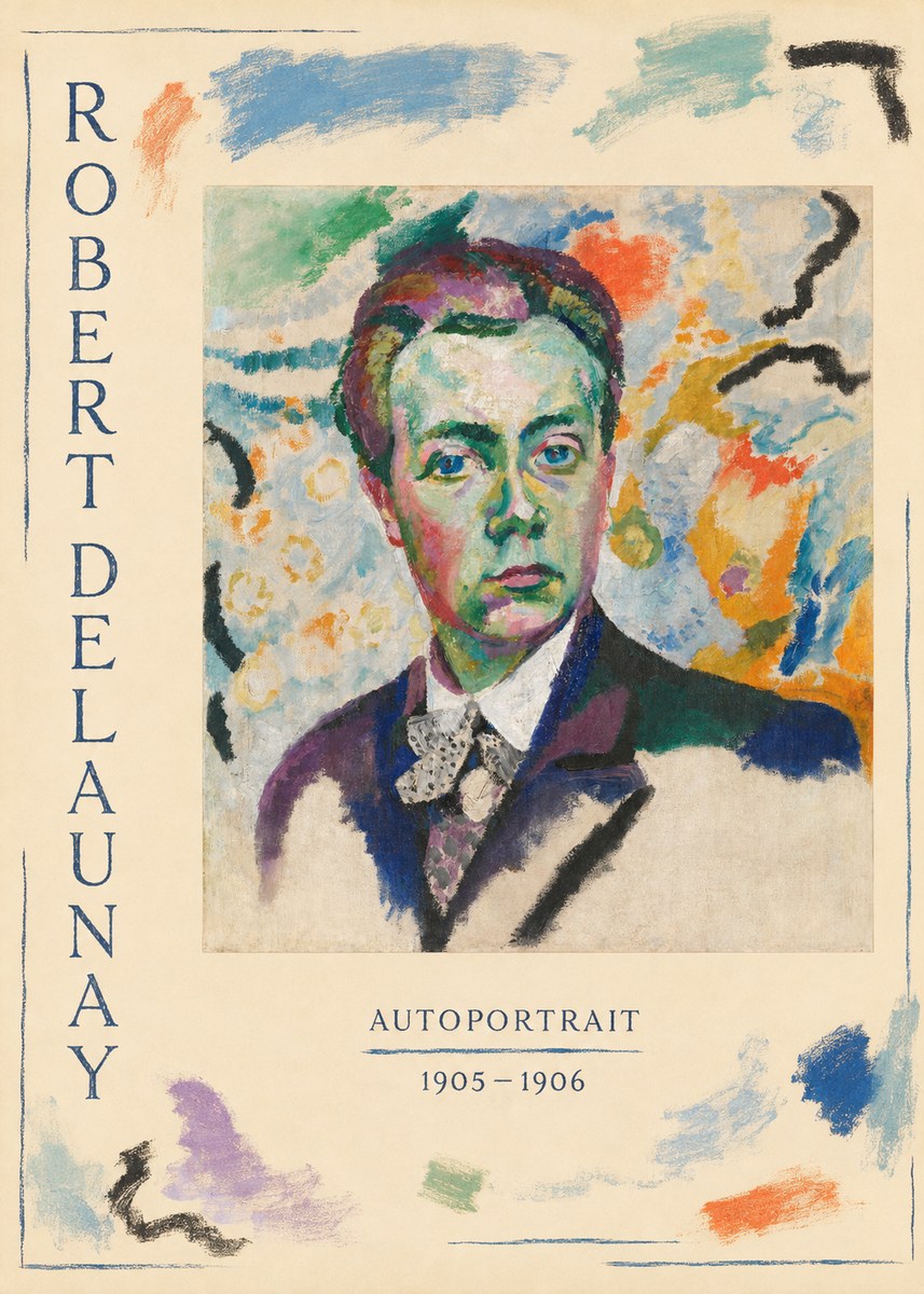 Robert Delaunay Autoportrait No5 - Plakát