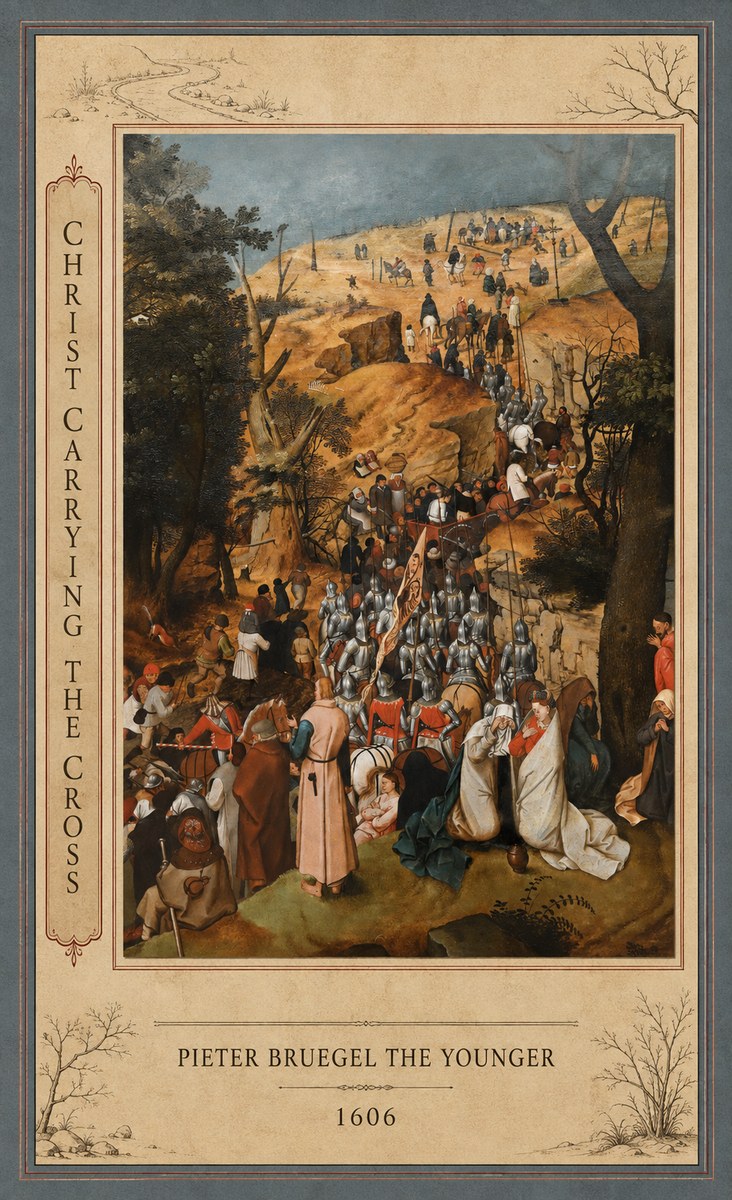 Pieter Bruegel Christ Carrying the Cross I No3 - Plakát