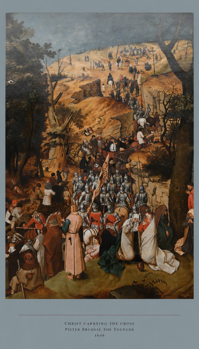 Pieter Bruegel Christ Carrying the Cross I No4 - Plakát