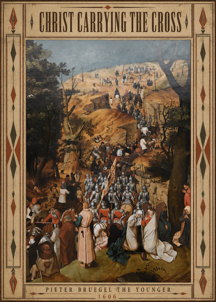 Pieter Bruegel Christ Carrying the Cross I No5 - Plakát