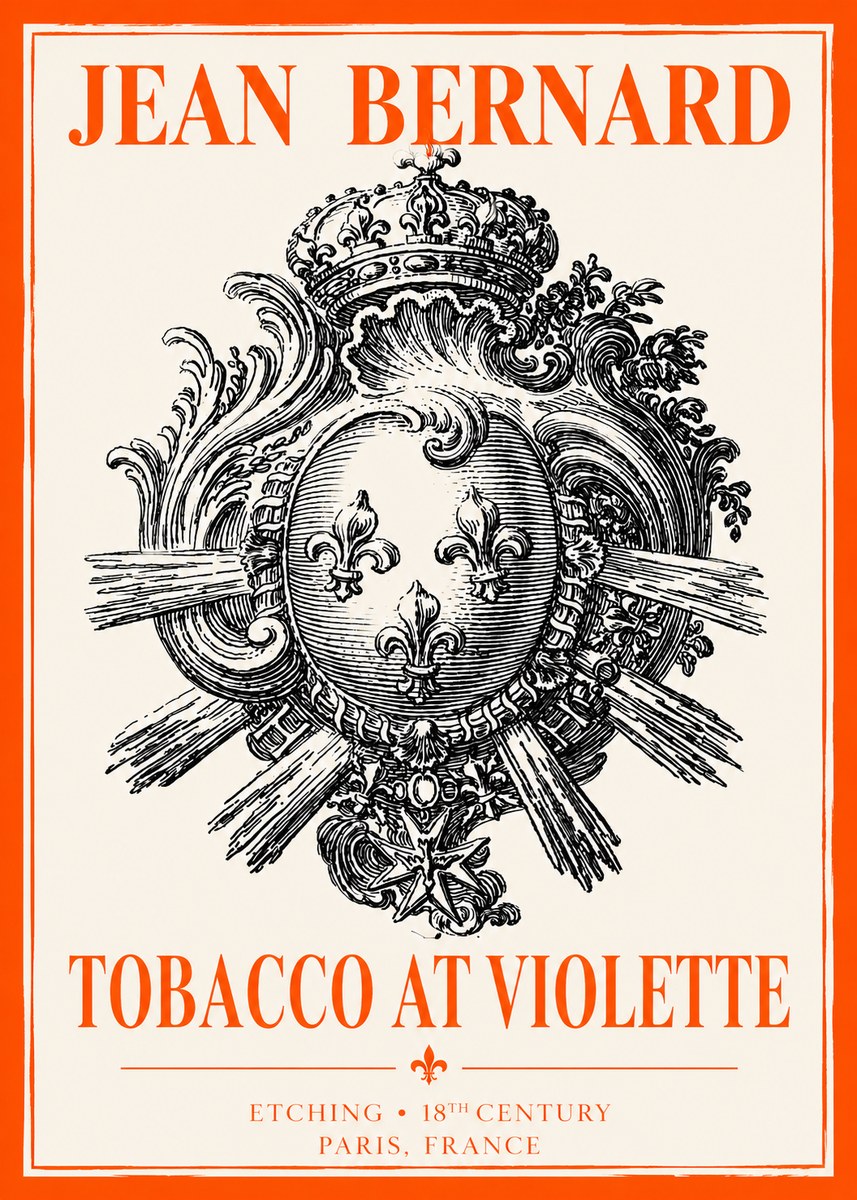 Jean Bernard Tobacco at Violette No2 - Plakát