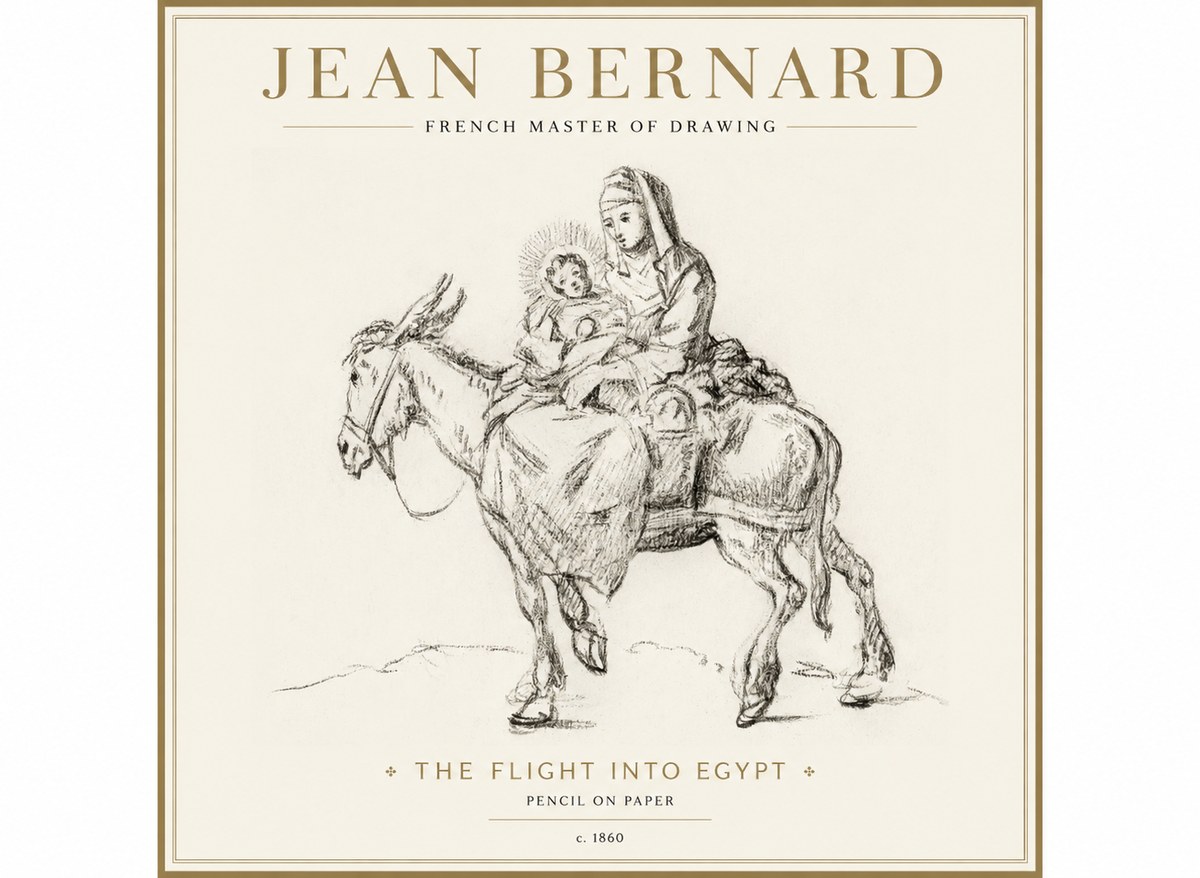 Jean Bernard The Flight into Egypt No1 - Plakát
