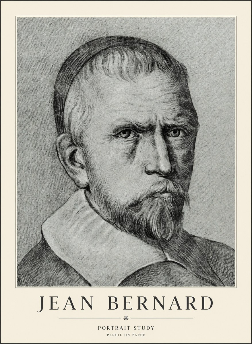 Jean Bernard Portrait Study IV No3 - Plakát