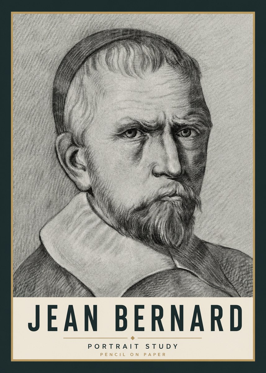 Jean Bernard Portrait Study IV No5 - Plakát