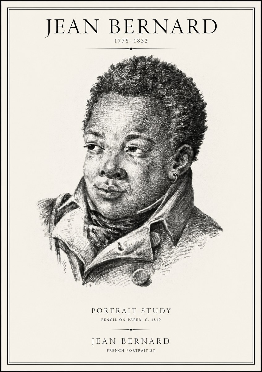Jean Bernard Portrait Study V No1 - Plakát