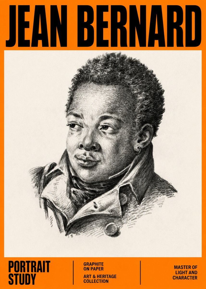 Jean Bernard Portrait Study V No3 - Plakát