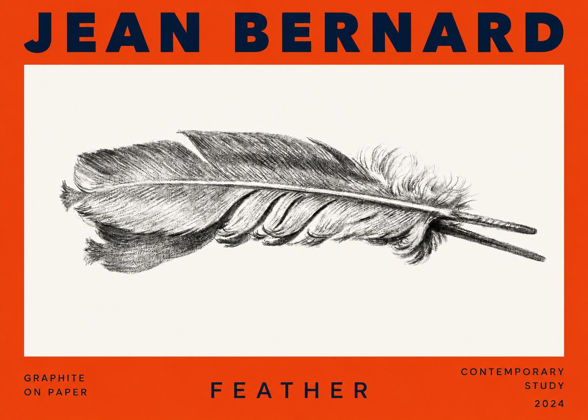 Jean Bernard Feather No2 - Plakát